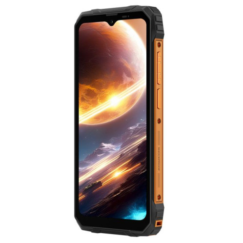  Blackview FORT 1, 6 Go + 256 Go, écran 6,56 pouces, Android 15, processeur Unisoc UMS9230E T615 Octa Core, réseau : 4G, OTG, NFC (Orange) SB997E770-020